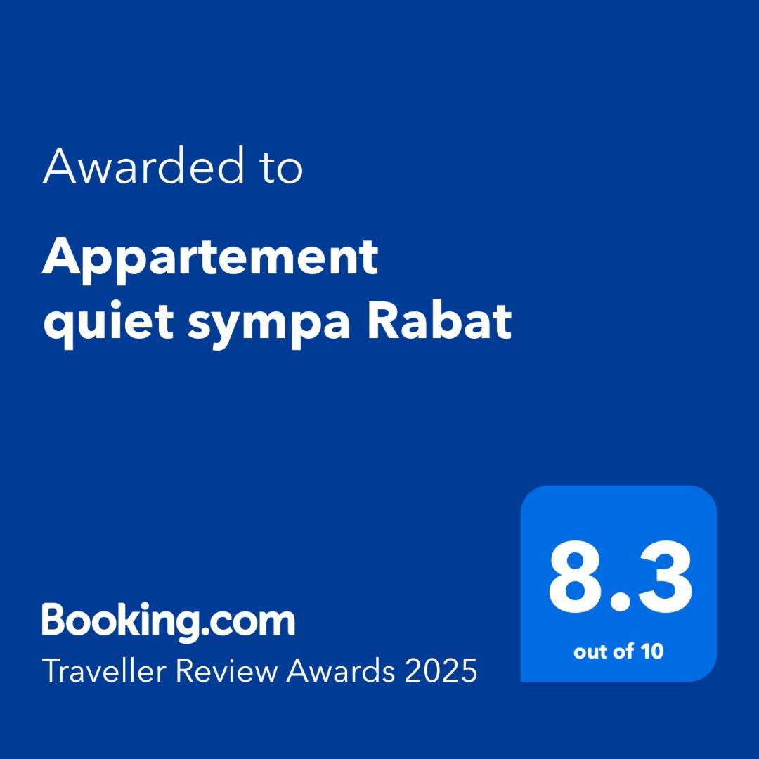 Appartement Quiet Sympa Rabat Exteriér fotografie